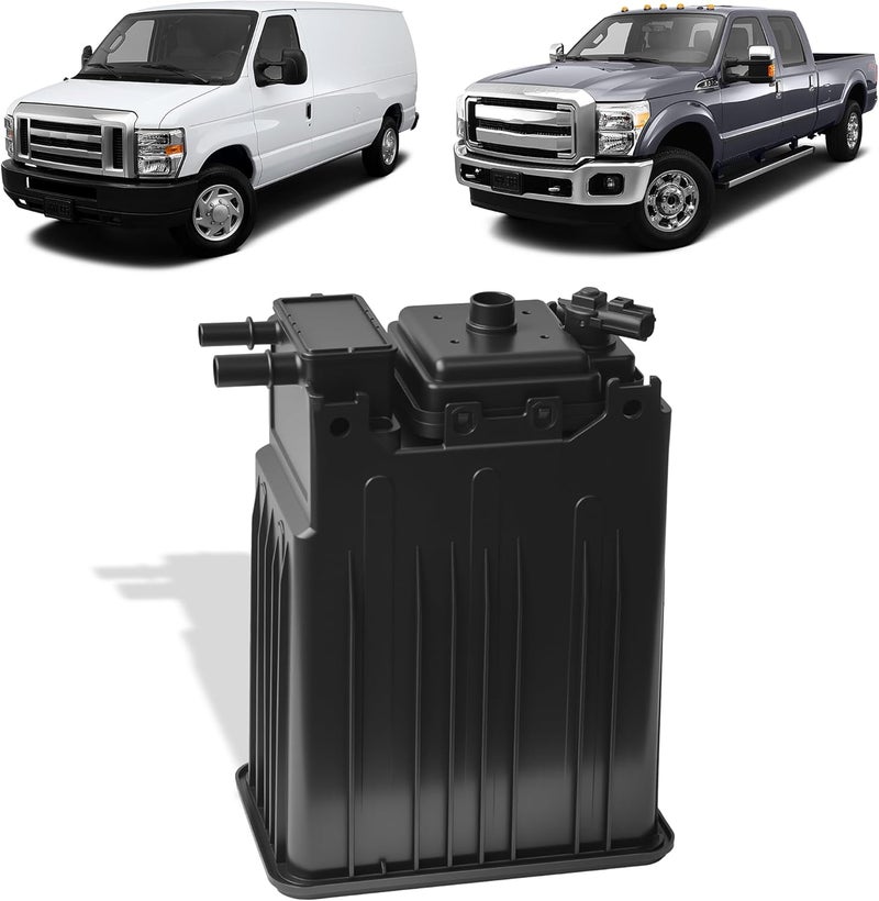 Dimeani 911-380 Vapor Canister Charcoal Evap Canister Compatible with Ford F150 F250 F350 F450 F550 F53 E150 E250 E350 E-450 Super Duty Econoline Van Wagon 2009 2010 2011 2012 2013 2014 2015 2016 2017 2018 - Image 1